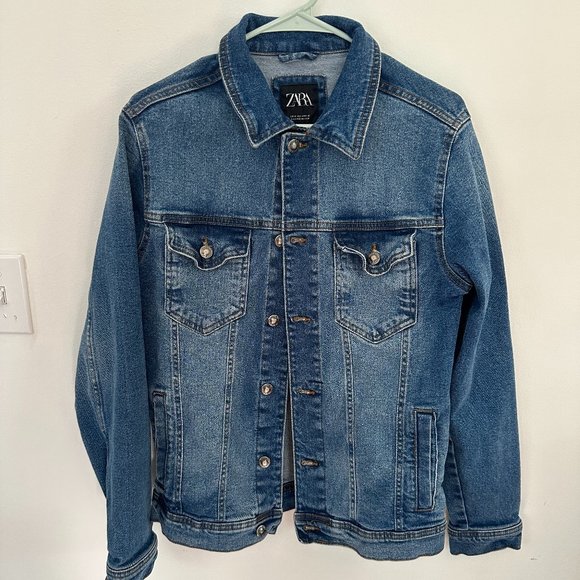 ZARA MEN'S JEAN JACKETS SIZE M SET OF THREE (3) - Picture 1 of 6